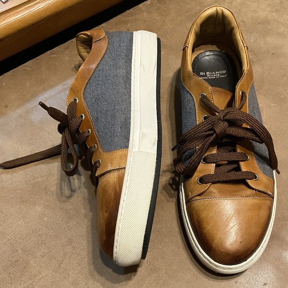 Di Bianco Scrape Other - Di Bianco Scrape Mens Dress Sneaker Hand Made Italian Shoe